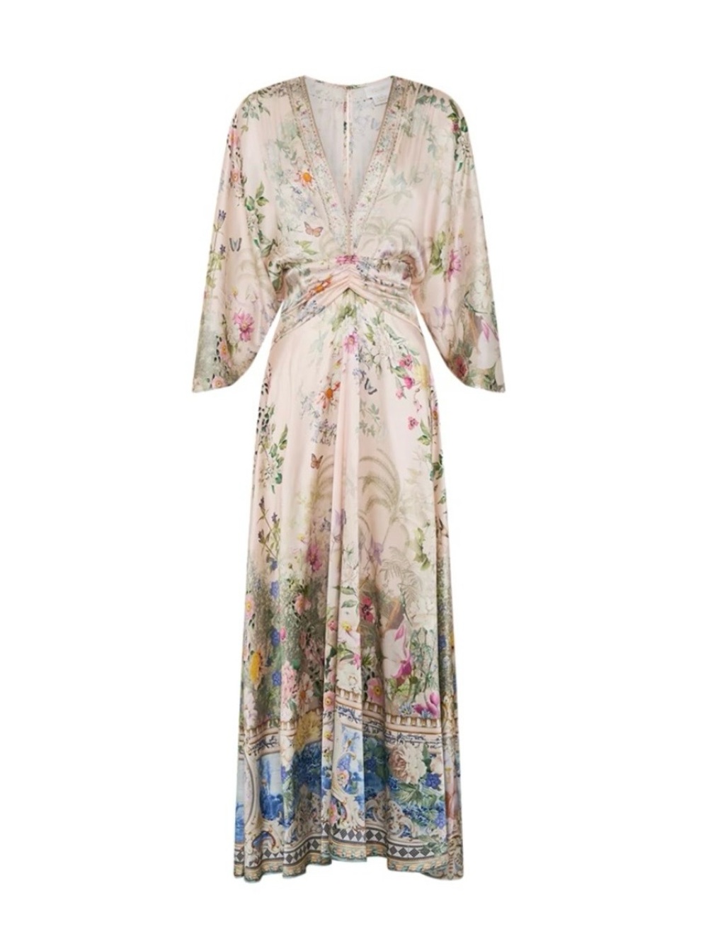 Camilla Palacio Playground Petal Sleeve Long Dress - Picture 2 of 11